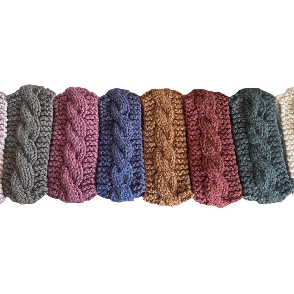 Handmade Cable Knit Headbands